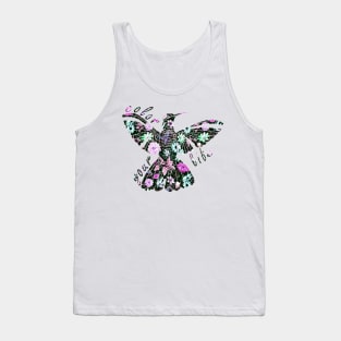 Calypso Foliage and Flowers Tank Top